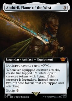 🔥 Andúril, Flame of the West The Lord of the Rings- Tales of Middle-earth Bordless